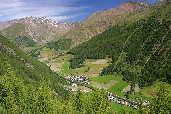Dorf Unser Frau im Schnalstal